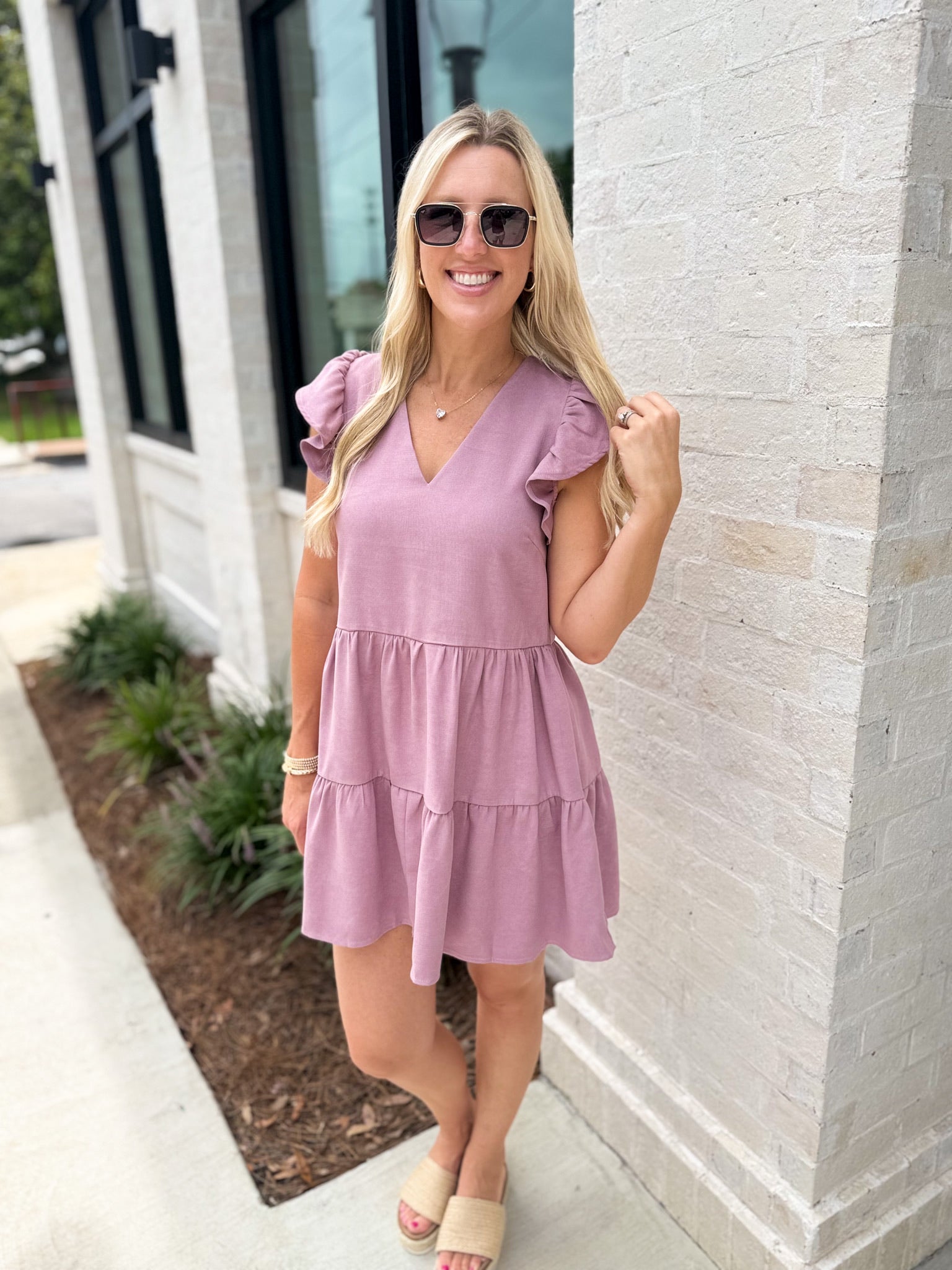 What A Feeling Mauve Dress