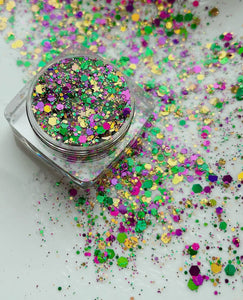 Mardi Gras Face & Body Glitter
