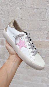 Sophia Pink Star Sneaker