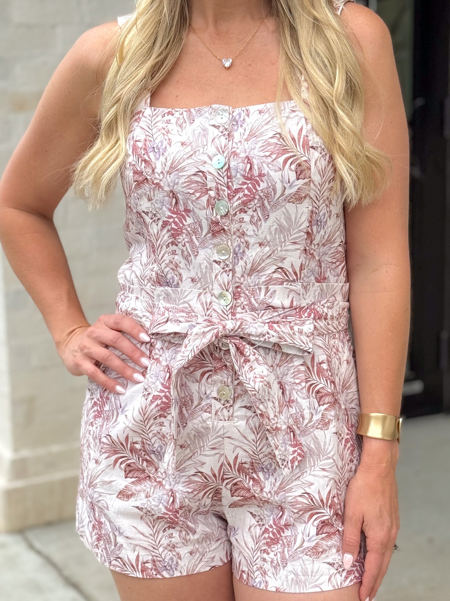 Shoreline Waves Romper