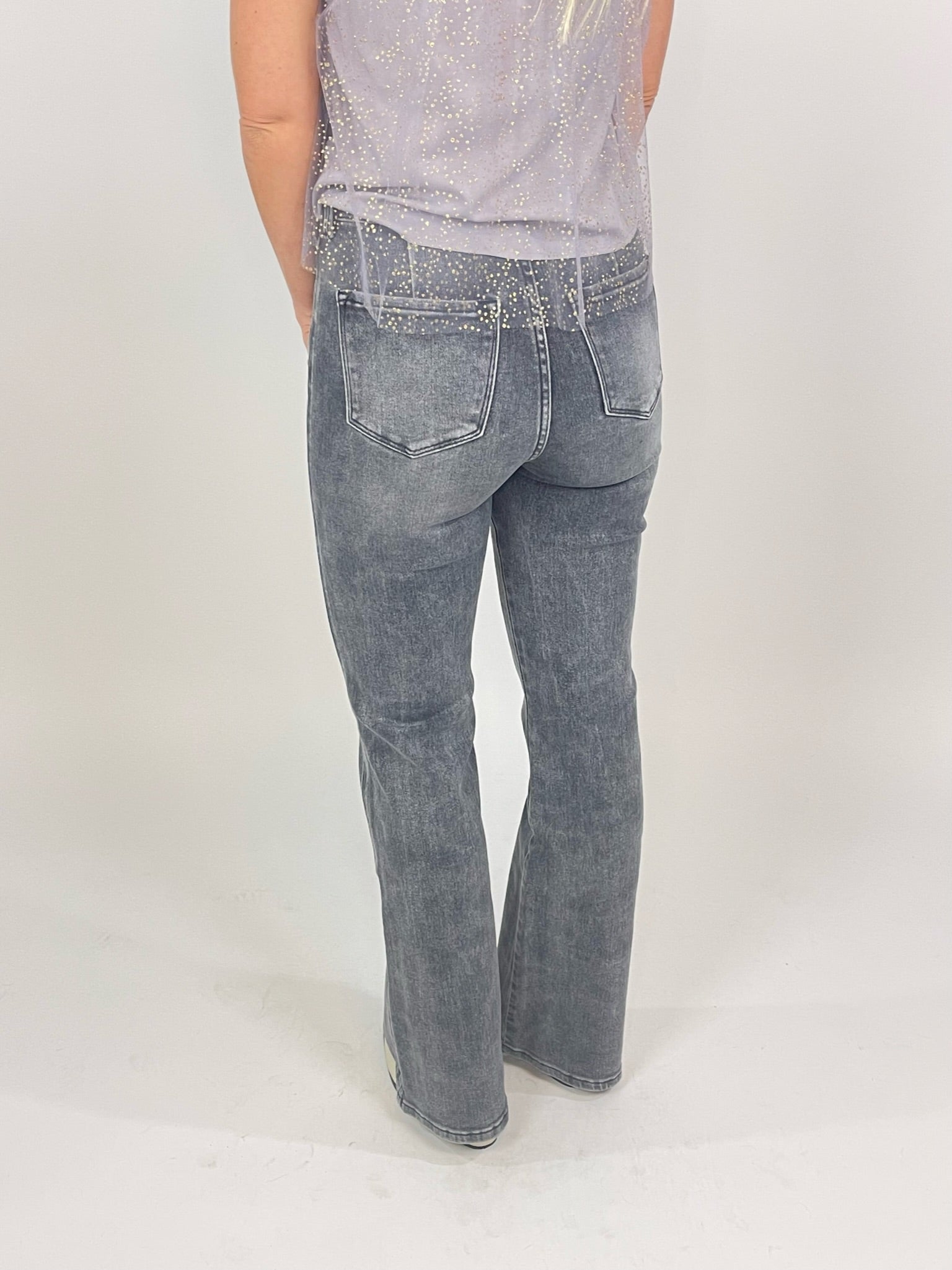 Olivia Ultra High Rise Wide Flare Jeans