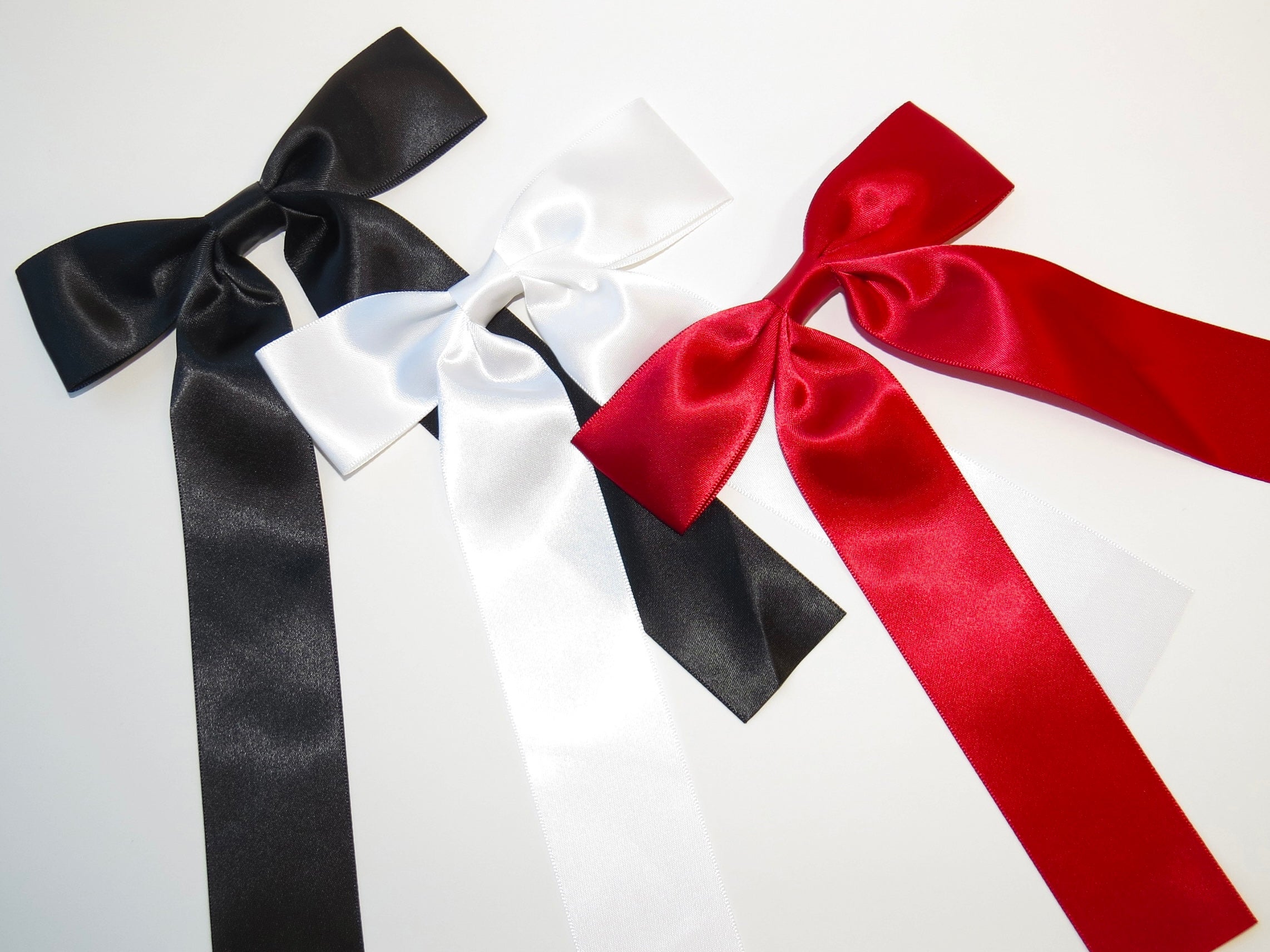 Red Satin Bow