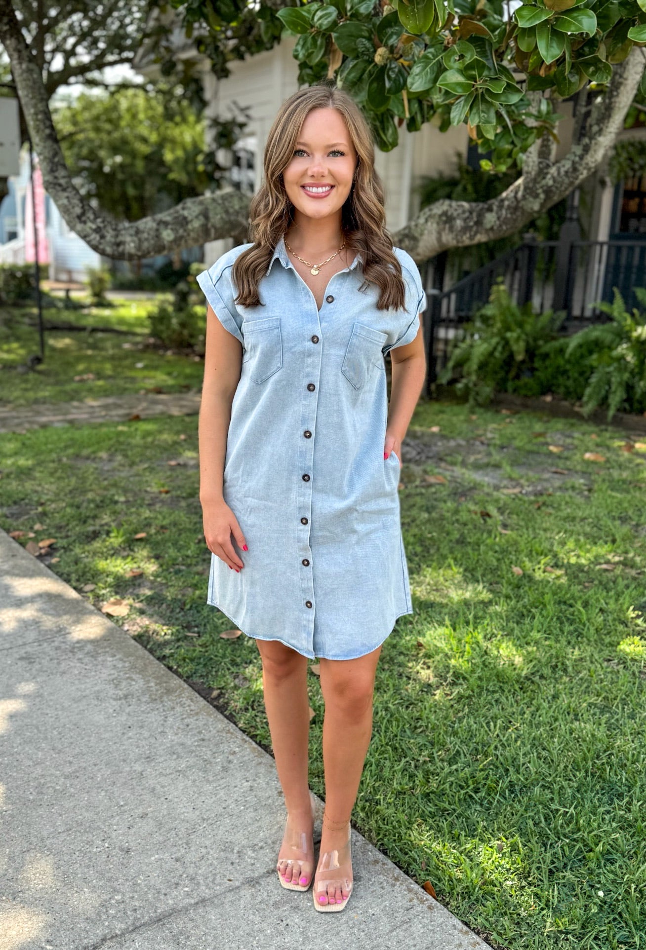 Fall Days Blue Dress