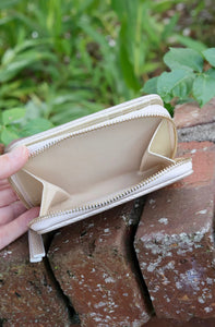 Nadine Shimmer Champagne Zippered Wallet