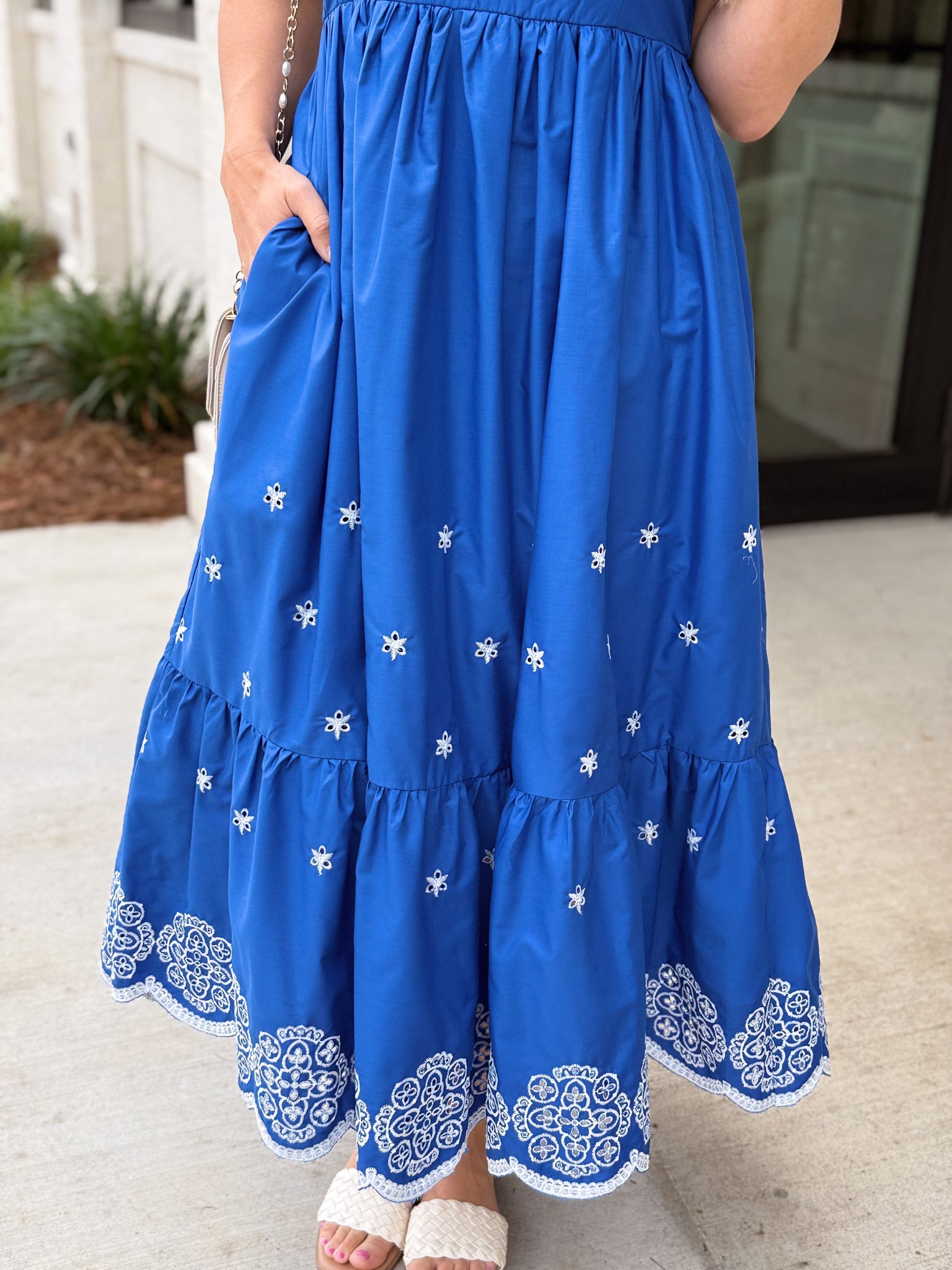 Daybreak Blue Midi Dress