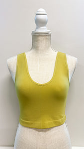 A Leap Of Faith Golden Yellow Tank Top