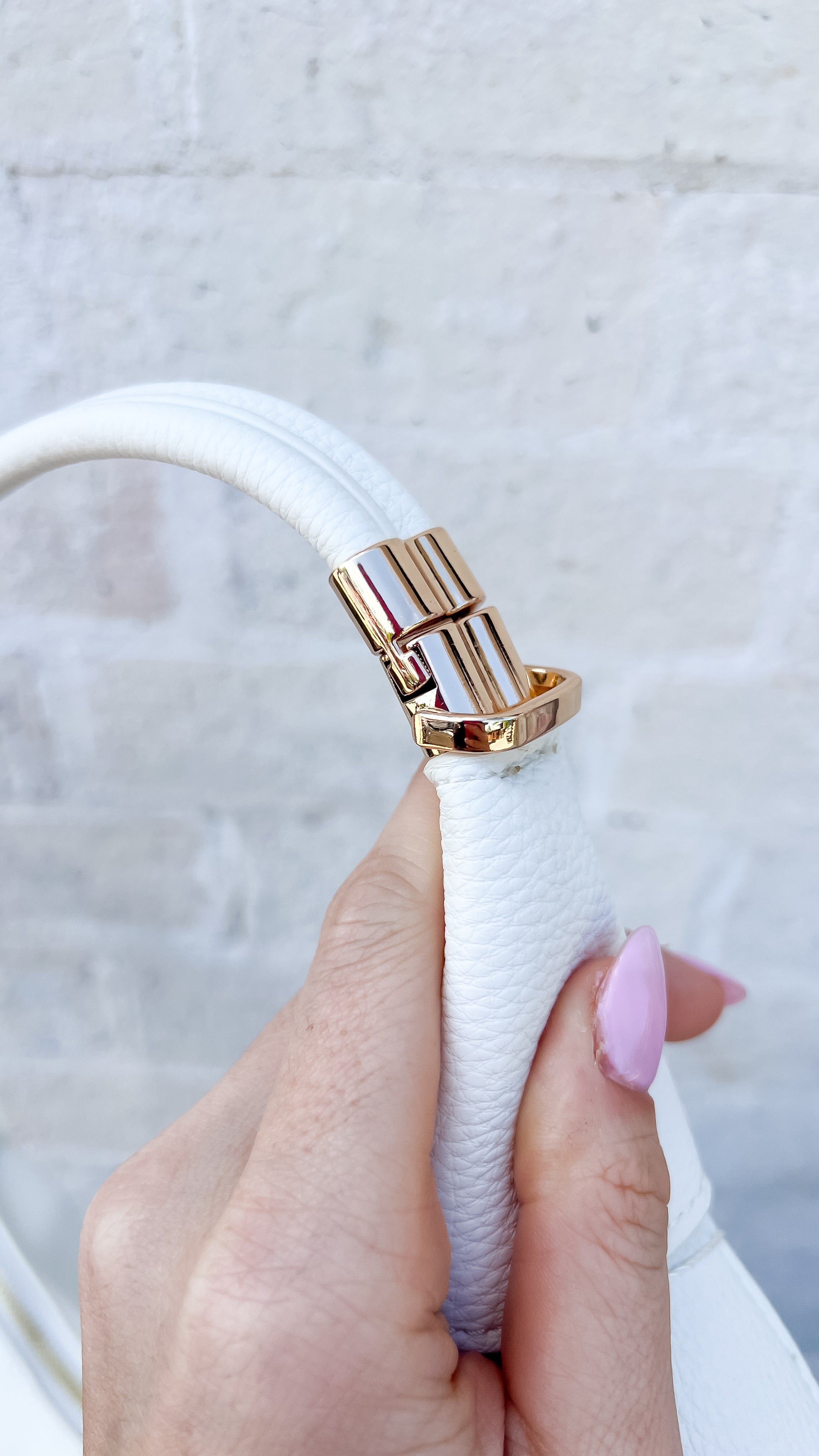 Alex Crescent Ivory Crossbody