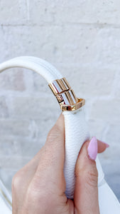 Alex Crescent Ivory Crossbody