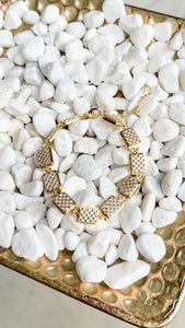 Pave Checkered Bracelet