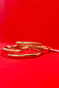 The Cupid Gold Hinged Bracelet