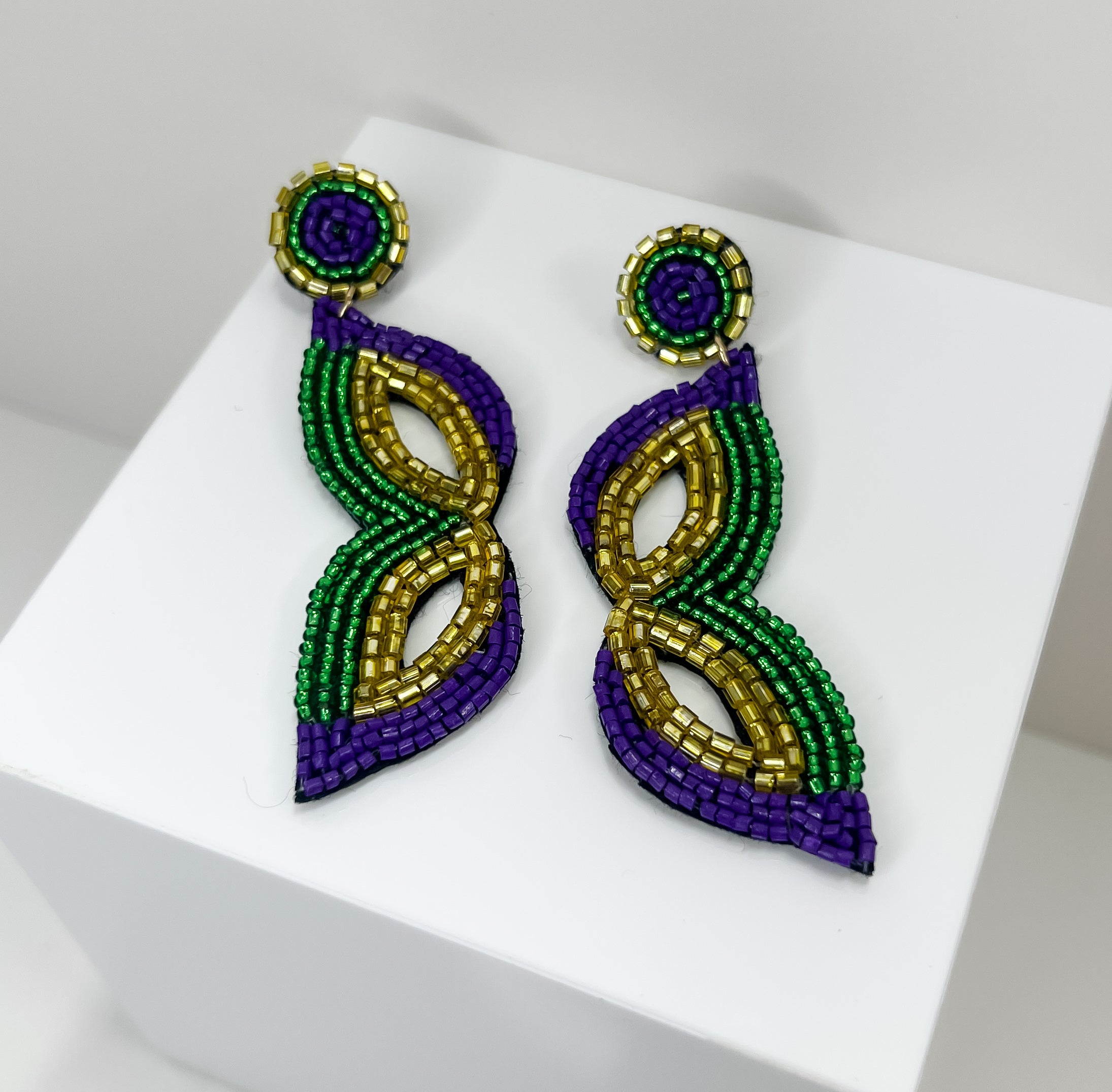 Mardi Gras Mask Earrings