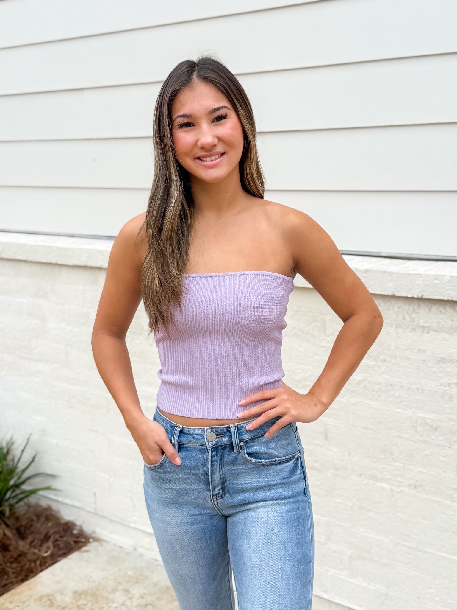 It Had To Be You Lilac Tube Top
