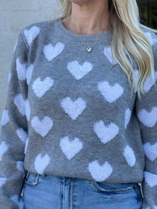 My Heart Is Set On You Pullover Sweater