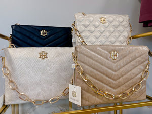 Ariana Pearl Quilted Crossbody