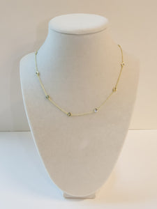 The Lillian Circle Crystal Necklace