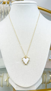 Pearl Heart Necklace
