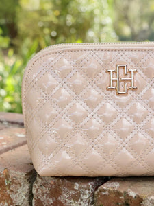 Ibiza Small Nude Patent Travel Pouch