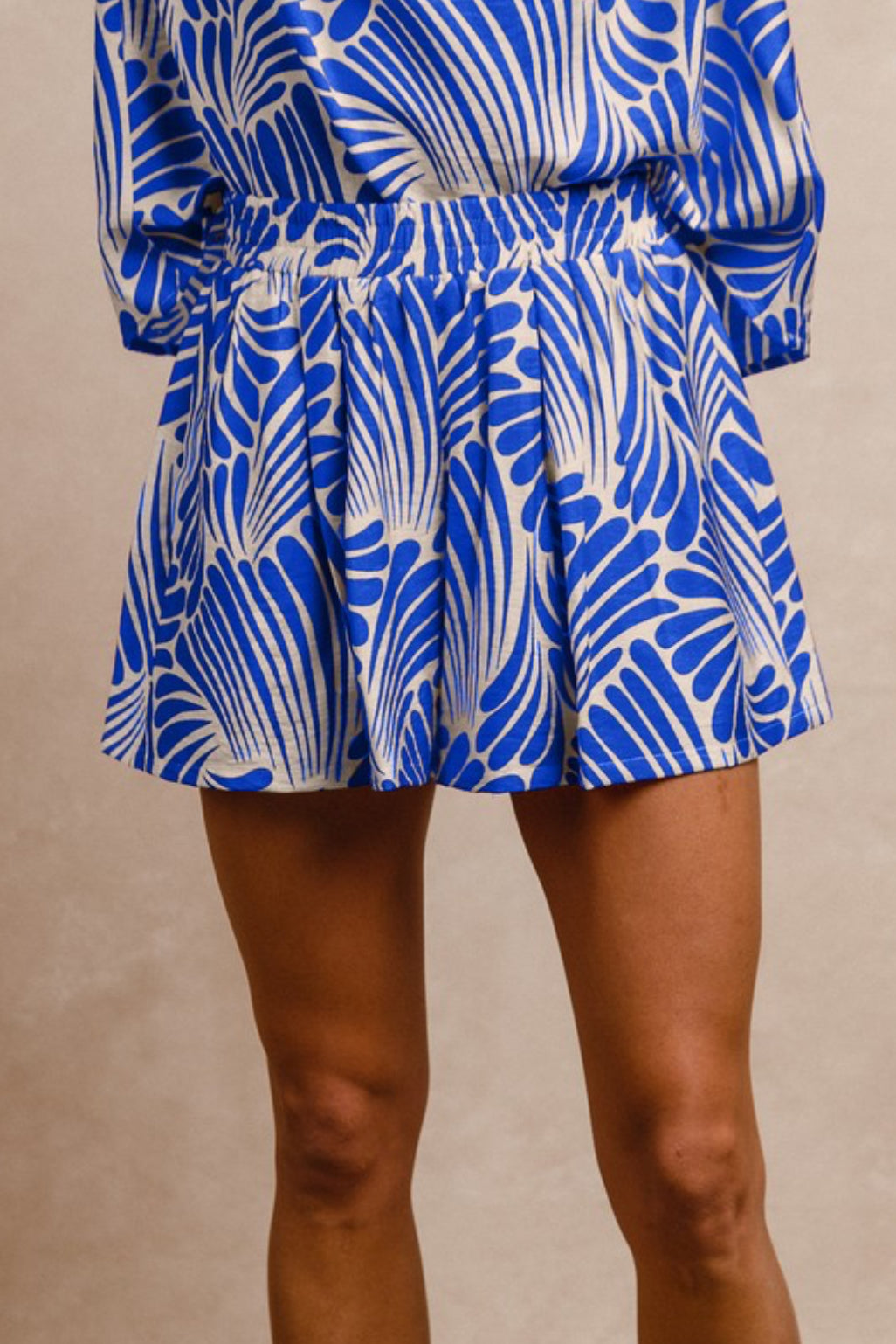 Is There More Royal Print Shorts