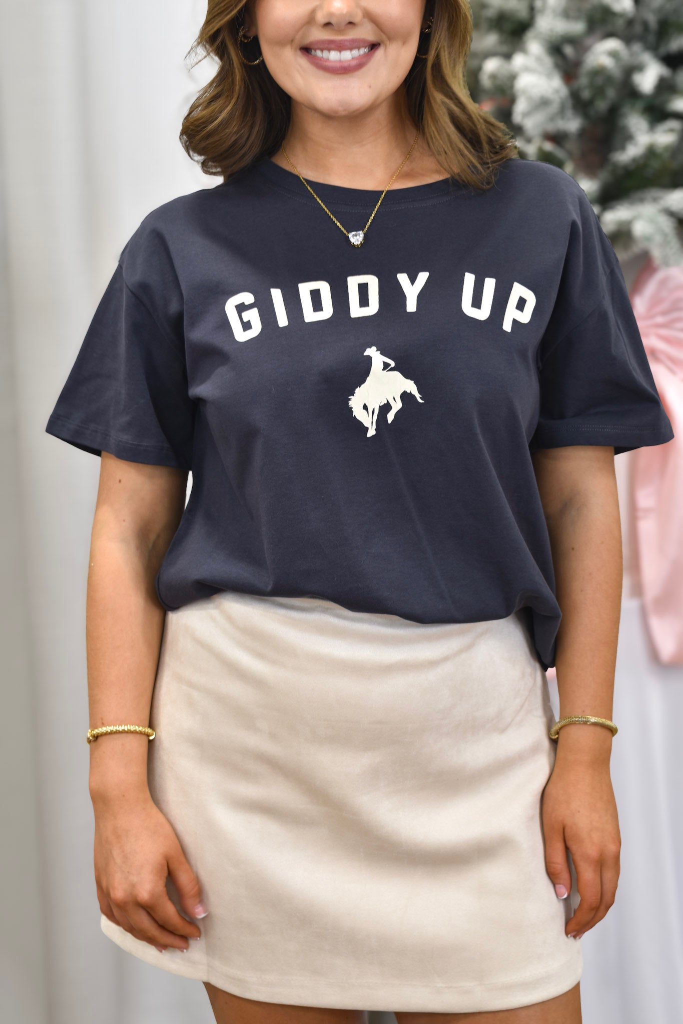 Giddy Up Graphic Top