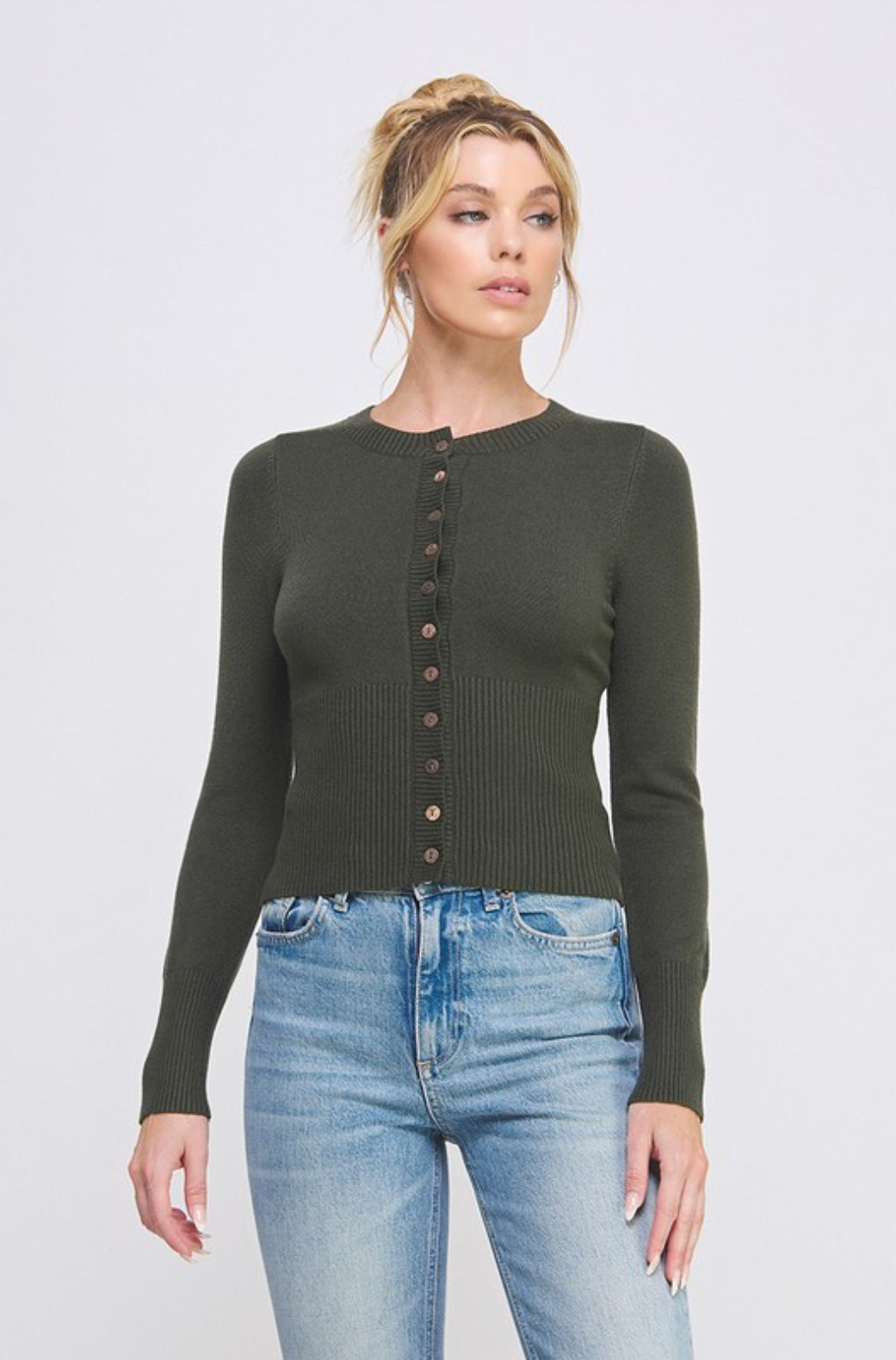 Light On My Feet Forest Cardigan