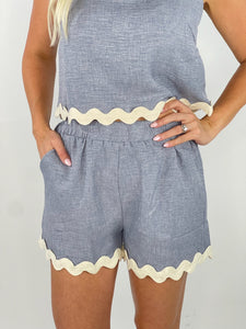 Lovely Lady Heather Grey Shorts