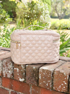 Hampton Train Nude Patent Travel Case