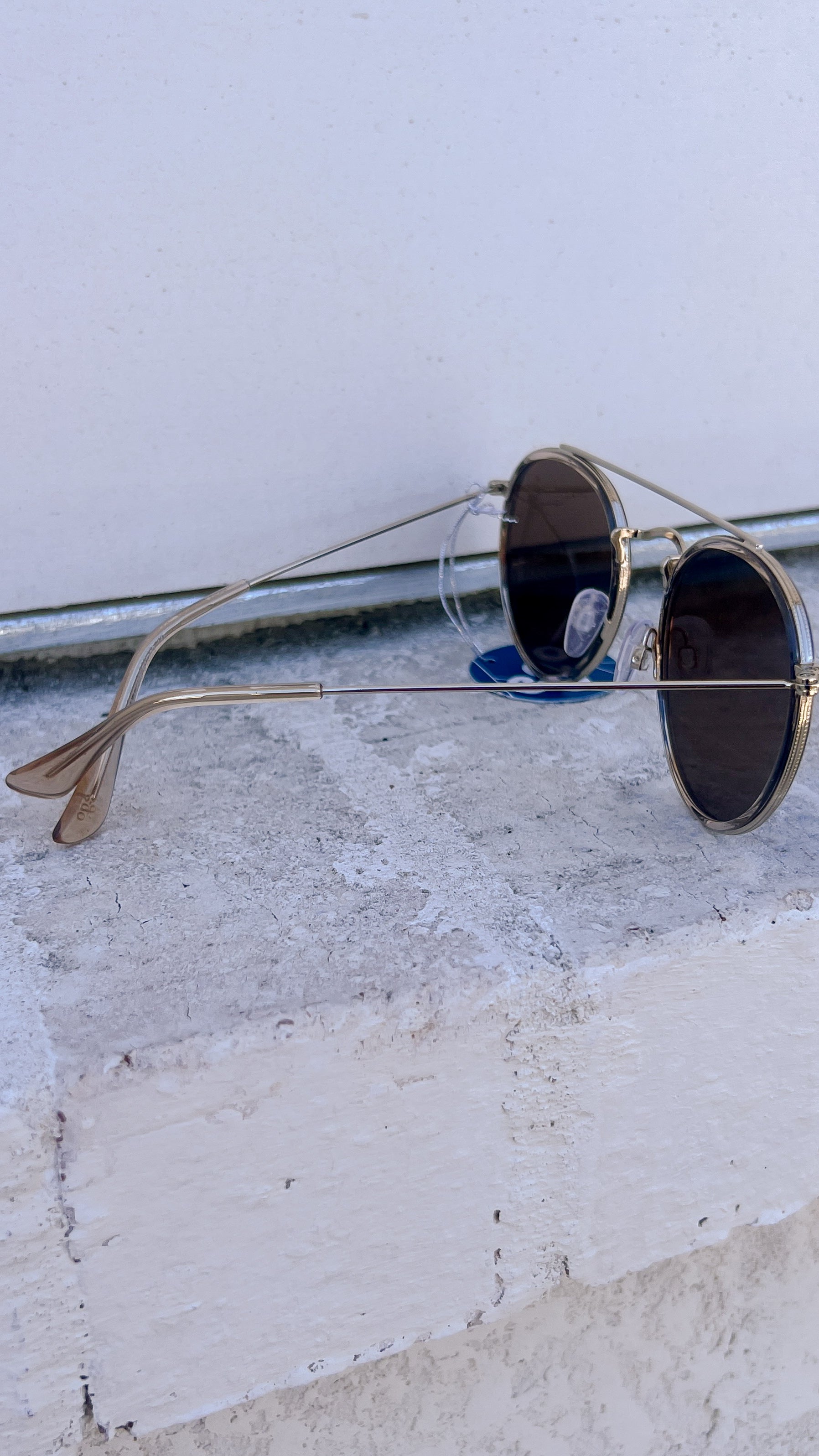 Clara Brown Gold Frame Sunglasses