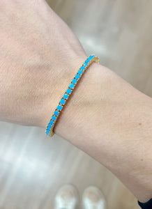 Turquoise Tennis Bracelet