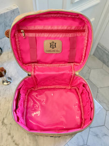 Hampton Train Nude Patent Travel Case