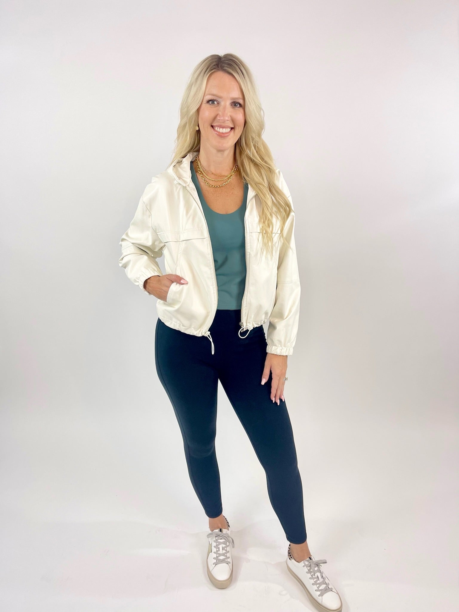 It's Always Been You Cream Faux Leather Jacket
