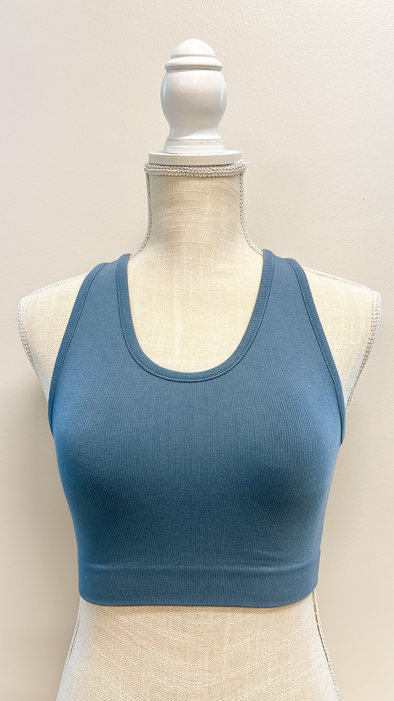 Downtown Days Vintage Light Blue Tank Top