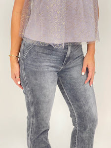 Olivia Ultra High Rise Wide Flare Jeans