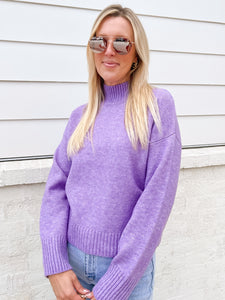 Happy Days Lavender Sweater