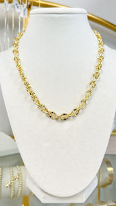 Love Triangle Chain Necklace