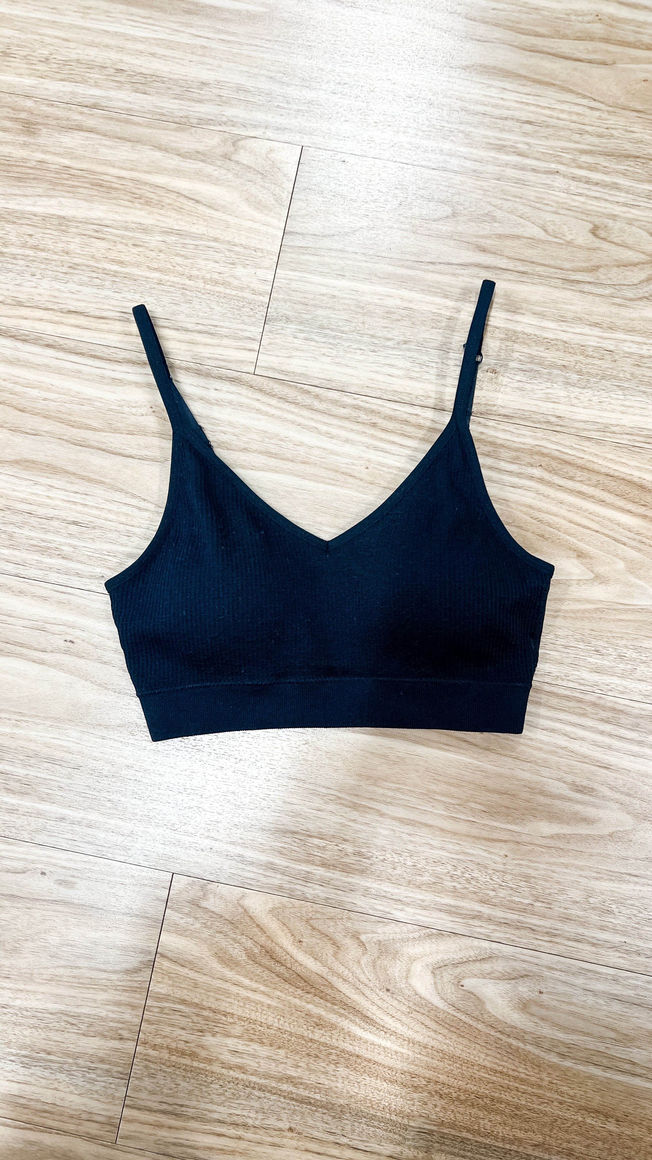 In The Moment Black Bralette