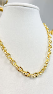 Love Triangle Chain Necklace