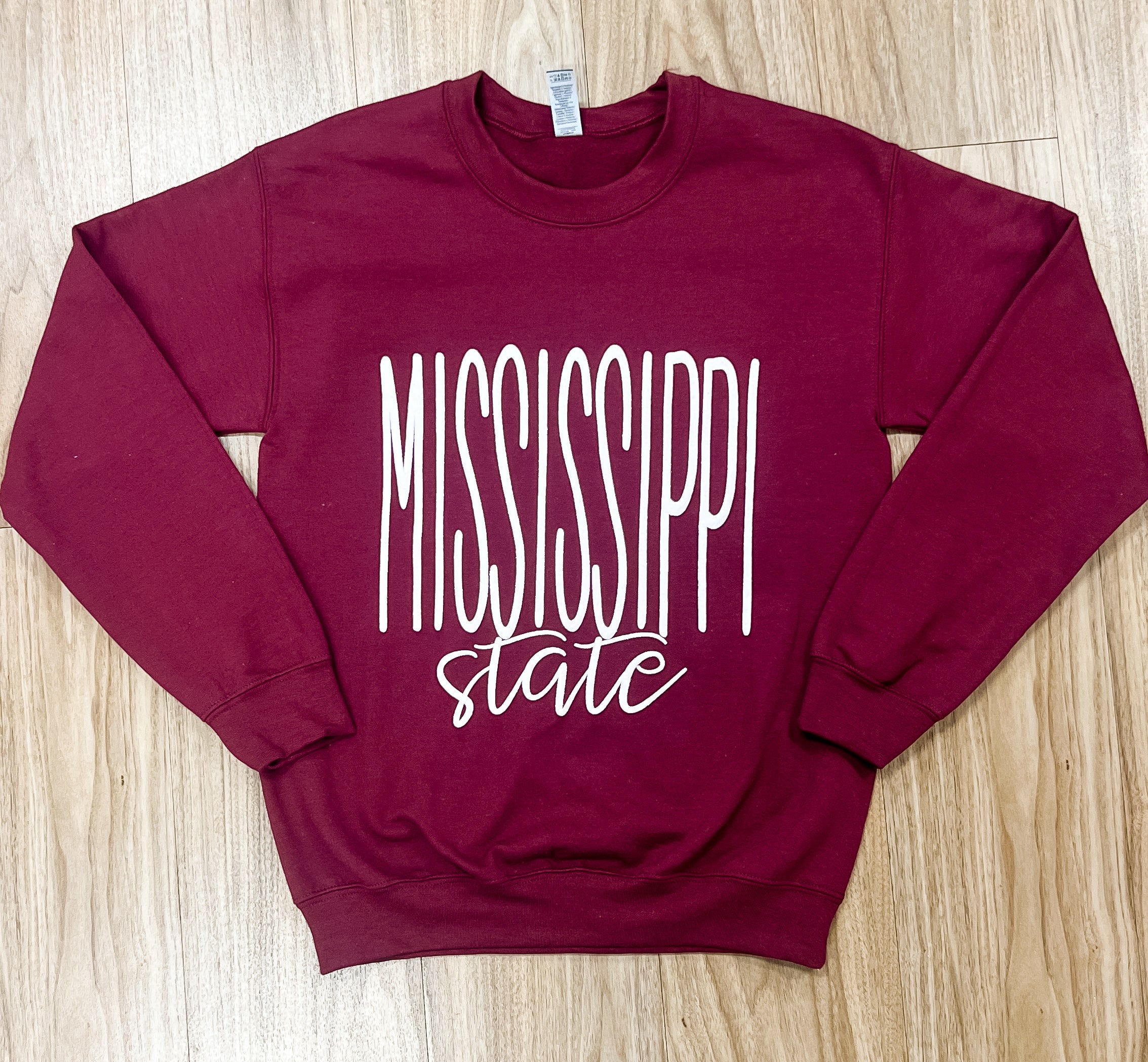 Mississippi State Puff Letter Sweatshirt