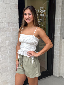 Caught In A Dream Off White Goddess Cami