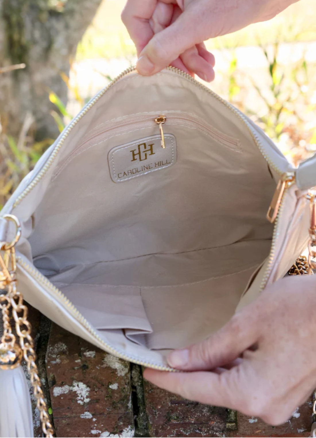 Madelyn Pearl Quilted Clutch/Crossbody