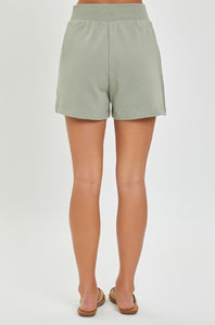 Always Cold Sage High Rise Shorts