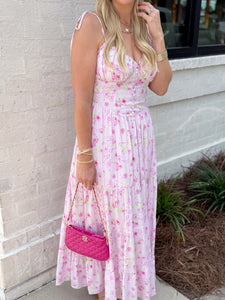 California Dreams Pink Floral Maxi