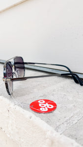 Sonya Yara Gunmetal Aviator Sunglasses