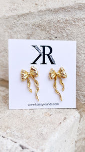 Madison Bow Earring