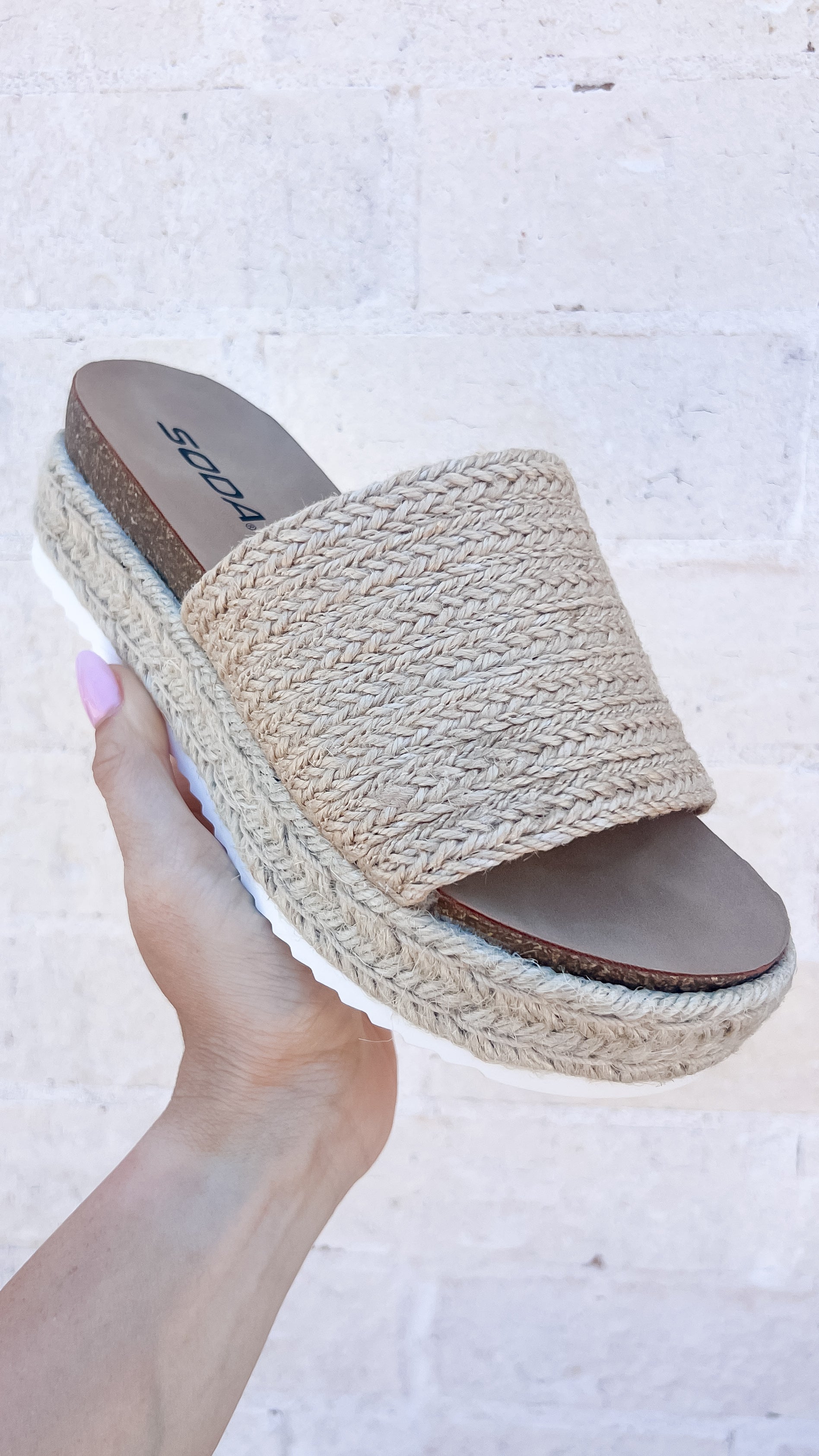 LANI BEIGE JUTE SANDAL