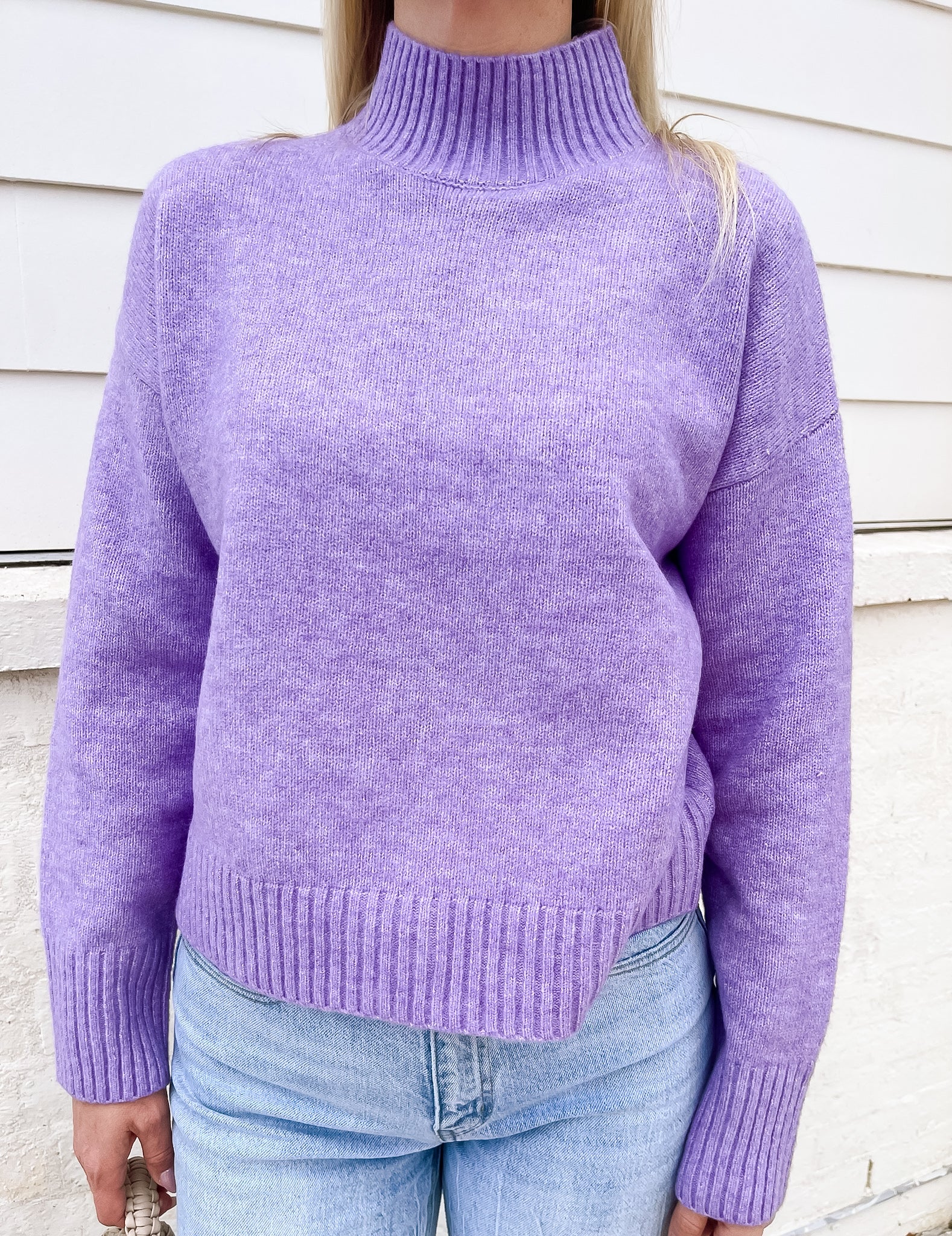 Happy Days Lavender Sweater