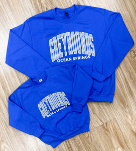 Royal Blue Greyhound Sweatshirt