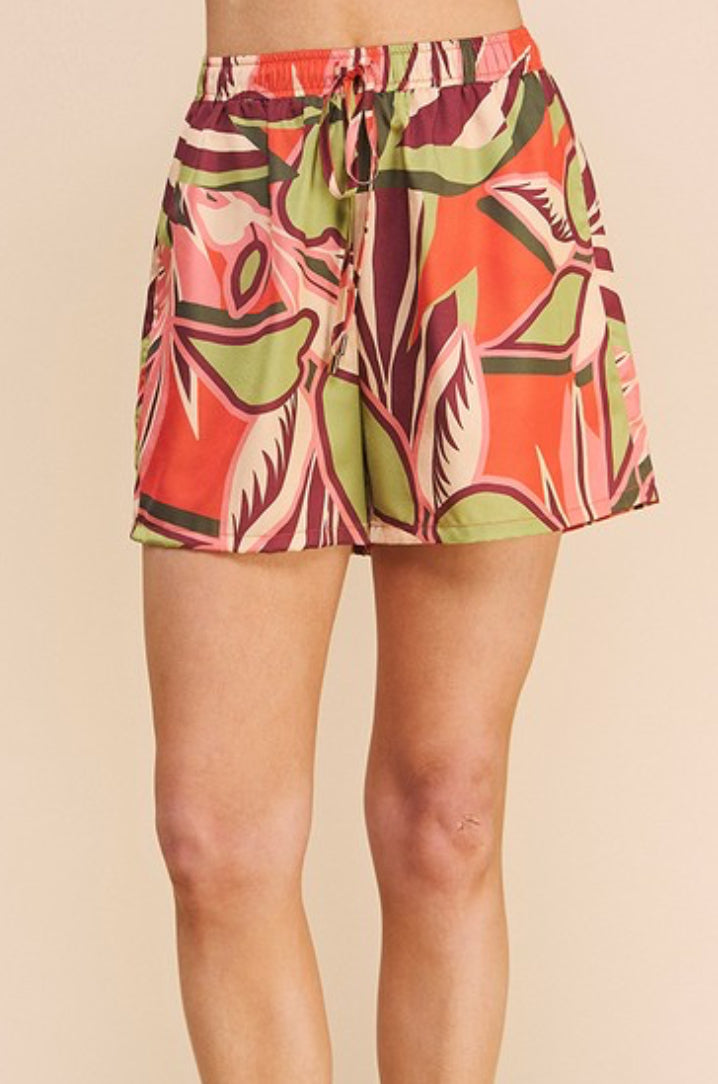Never Leaving Papaya Paradise Shorts