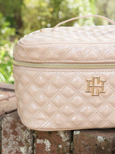 Hampton Train Nude Patent Travel Case