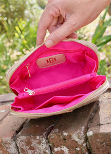 Ibiza Small Nude Patent Travel Pouch