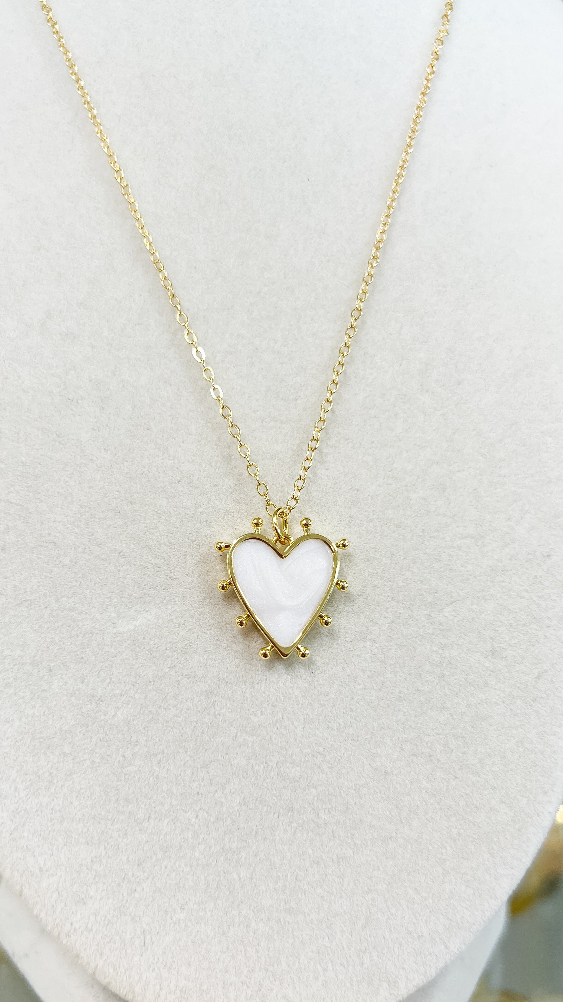 Pearl Heart Necklace